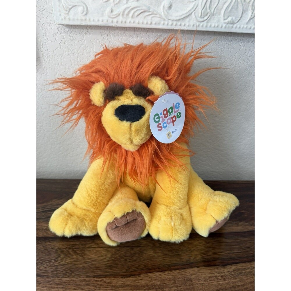 Giggle Scape From Target Lion Stuffed Animal Large 14" Plush Soft Kids Toy